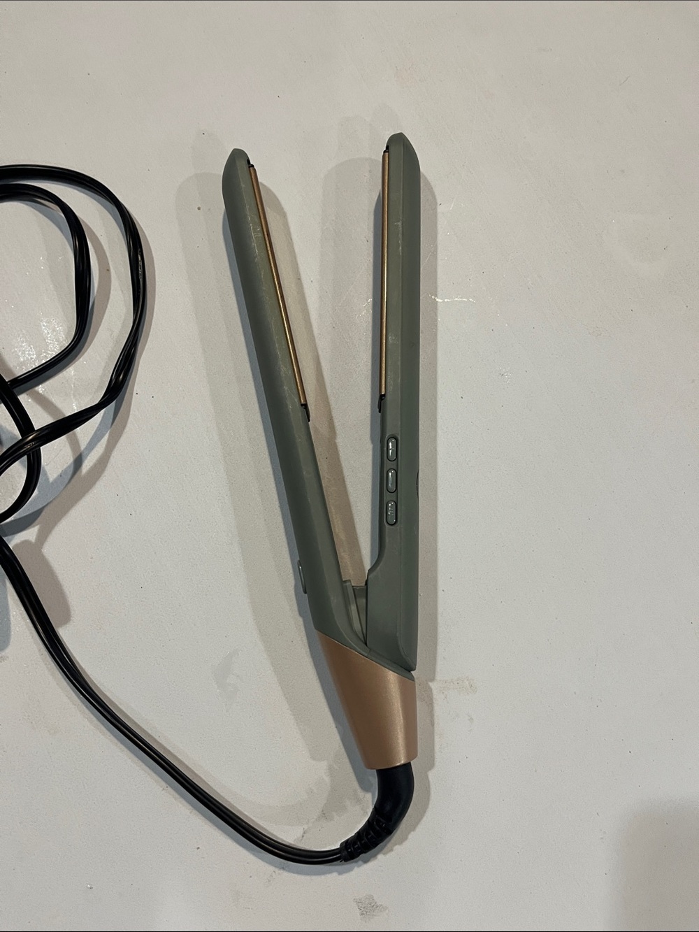 Remington iron olive Green and Gold Flat Iron Hair Straightener Hair Tools